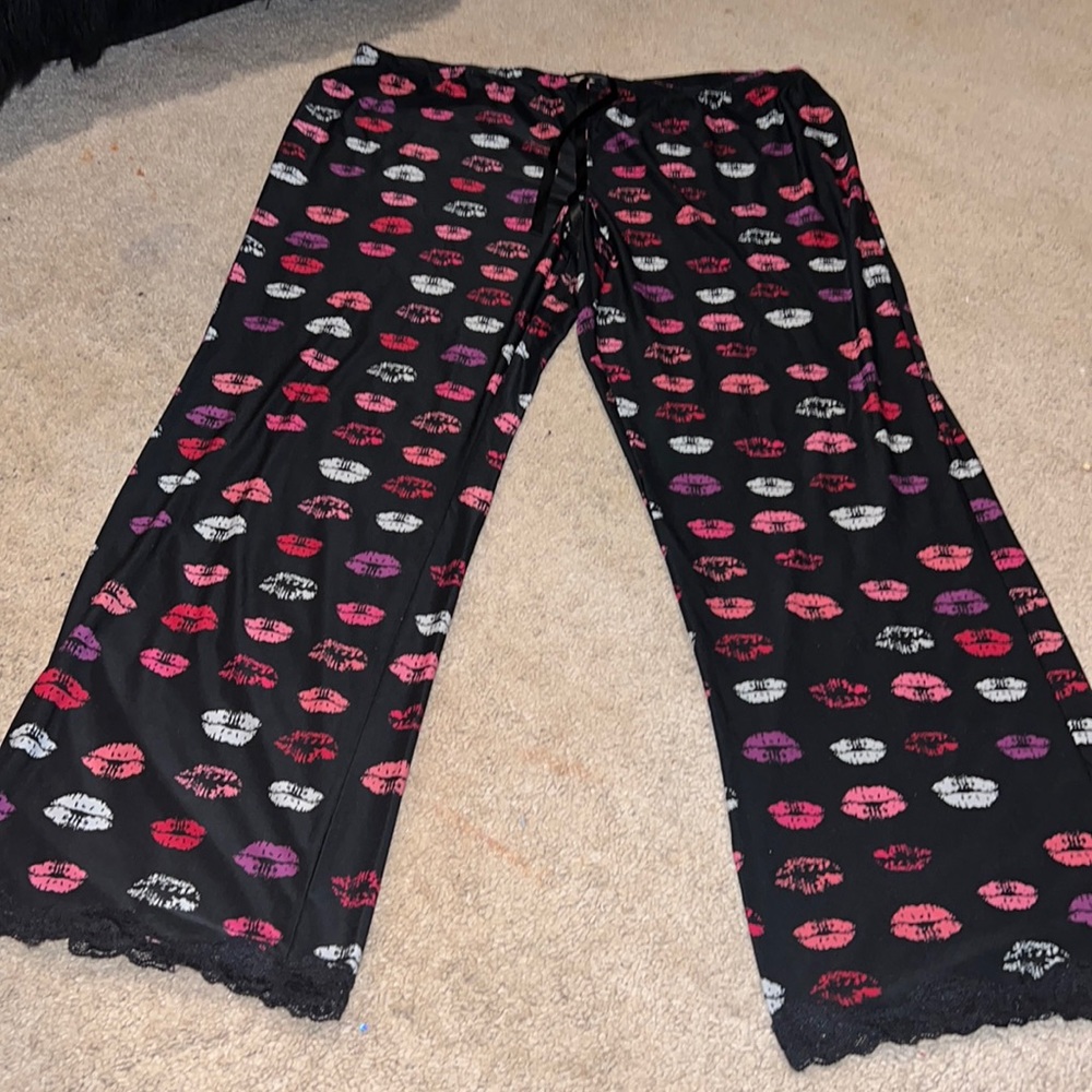 Soft satin sleep pants